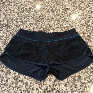 Lululemon speed shorts